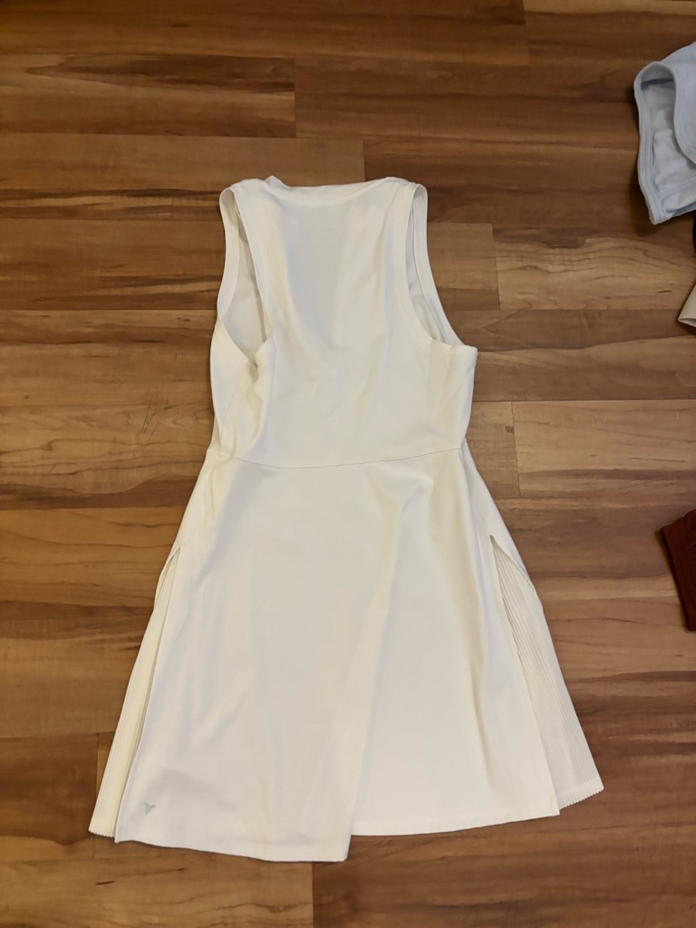 Old Navy Cream Sleeveless A-Line Tennis Dress